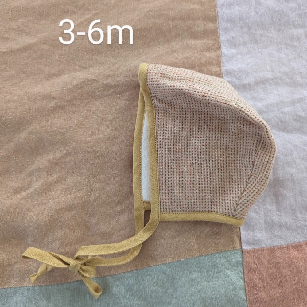 Briar Baby rumpus sherpa lined bonnet size 3-6m